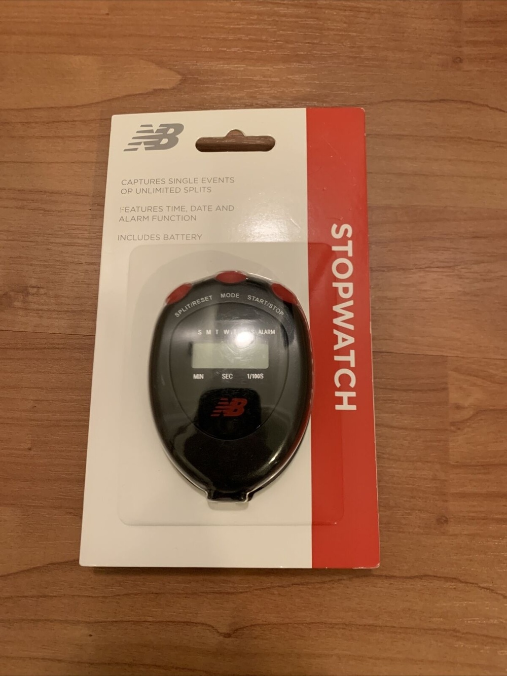 New Balance Digital STOPWATCH with Time, Date, and Alarm